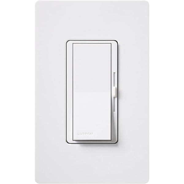 Interruptor atenuador de 3 vías Lutron Diva blanco 150 W 1 paquete - DVWCL-153PH-WH