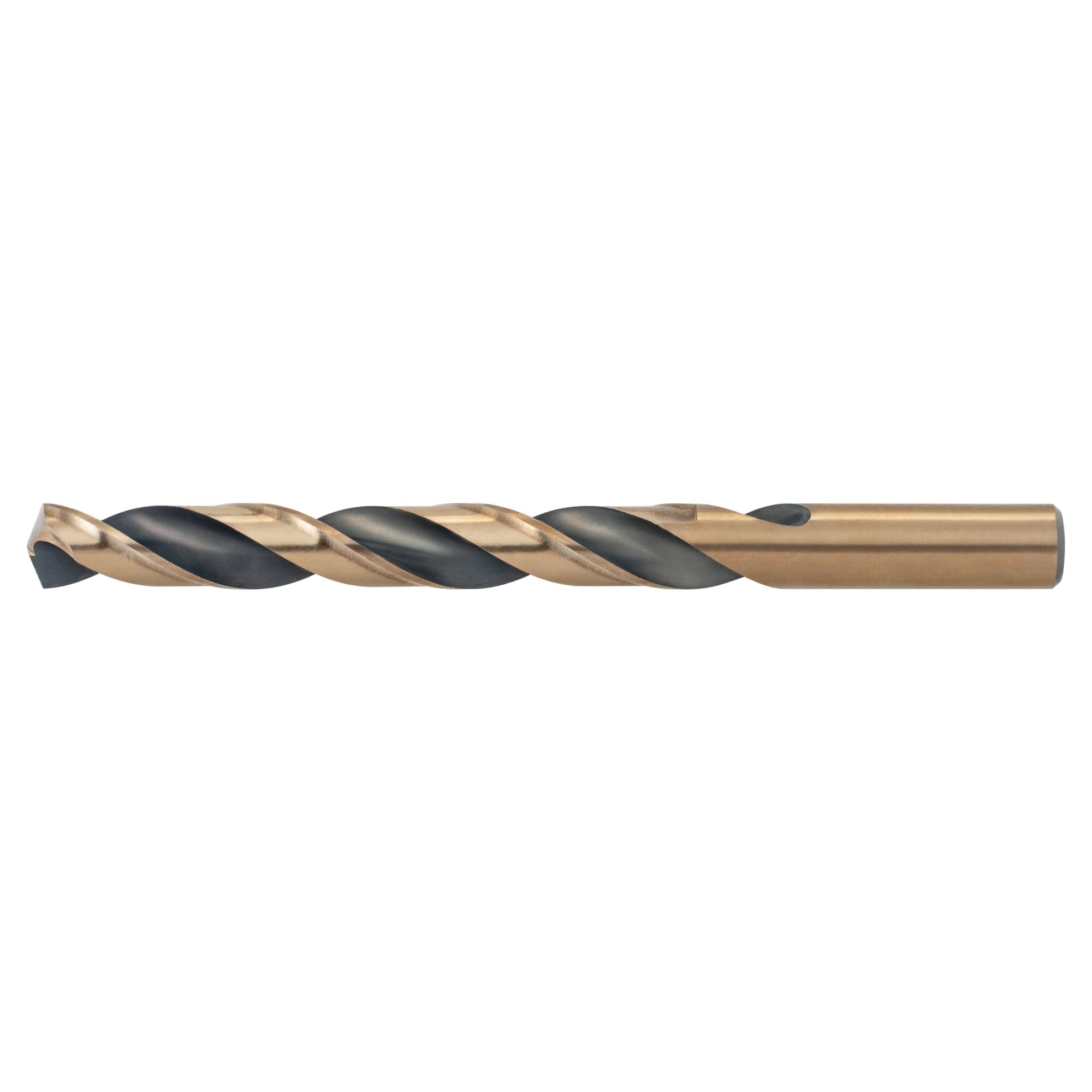 Broca helicoidal de longitud adicional DEWALT 1/2 pulgadas x 6 pulgadas con recubrimiento negro y dorado de HSS - DW1615