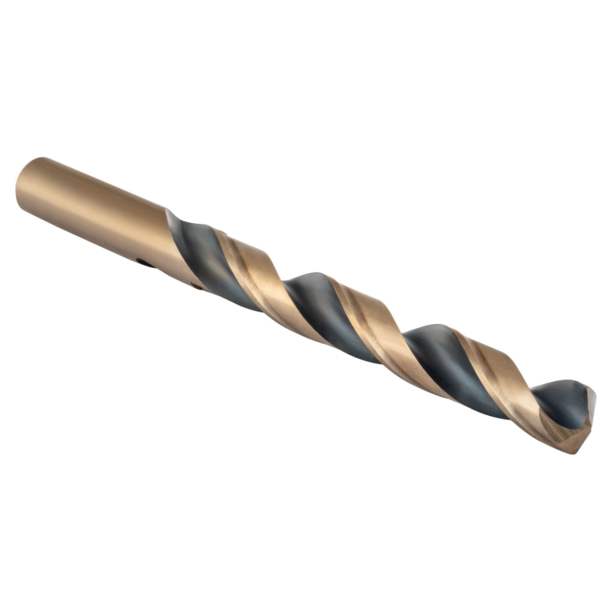 Broca helicoidal de longitud adicional DEWALT 1/2 pulgadas x 6 pulgadas con recubrimiento negro y dorado de HSS - DW1615