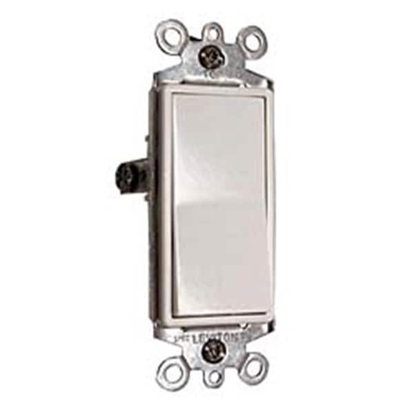 Interruptor Quiet Switch R de 3 vías Decora de Grado Residencial Blanco con Hermoso Brillo - GO899811