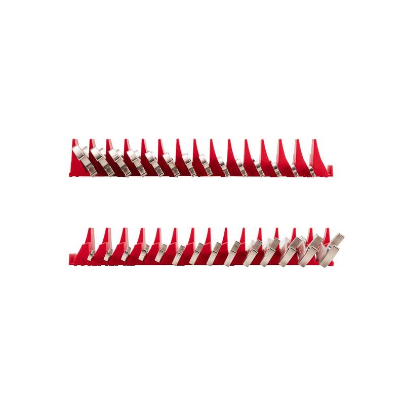 Juego de Llaves de Extremo Abierto de Cabeza Angular TEKTON de 6 a 19 mm con Organizador de Llaves Modular (14 Piezas) - WAE92501