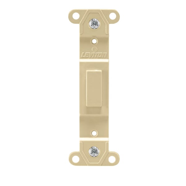 Leviton Placa de Pared en Blanco de Plástico de 1 canal 1 pk - 80700-00I