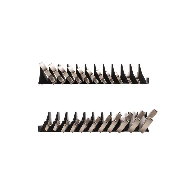 Juego de Llaves de Extremo Abierto con Cabeza Angular TEKTON 3/8-1 in. con Organizador Modular de Llaves (11 Piezas) - WAE91502