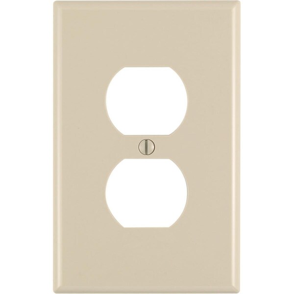 Placa de pared para receptáculo de dispositivo dúplex de 1-Gang Ivory- 20PK - SP1492400