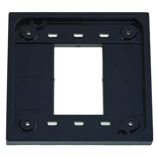 Accesorio 4-PLEX de Hubbell Wiring Device-Kellems, Número de Gangs: 2, Policarbonato, Acabado liso, Café - HBL4AP