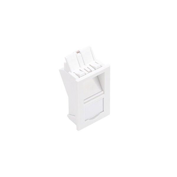 Leviton PLACAS DE PARED 1 PUERTO 37X22MM ANG INS WH - LI137-AW1