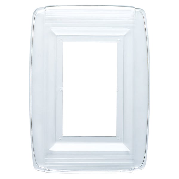 Placa de Pared de Plástico Transparente de 1 Gang de Westinghouse 1 pk - 74998