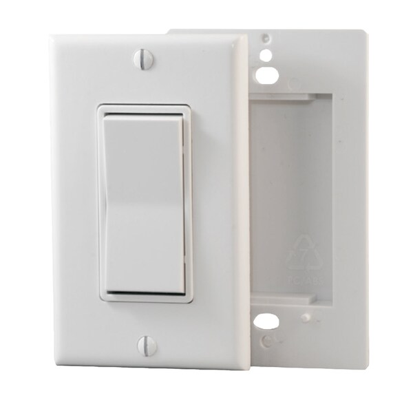 Dispositivo Funcional-Rib Interruptor de Pared Inalámbrico y Placa de Cubierta, EnOcean 902 MHz - FDLTS2