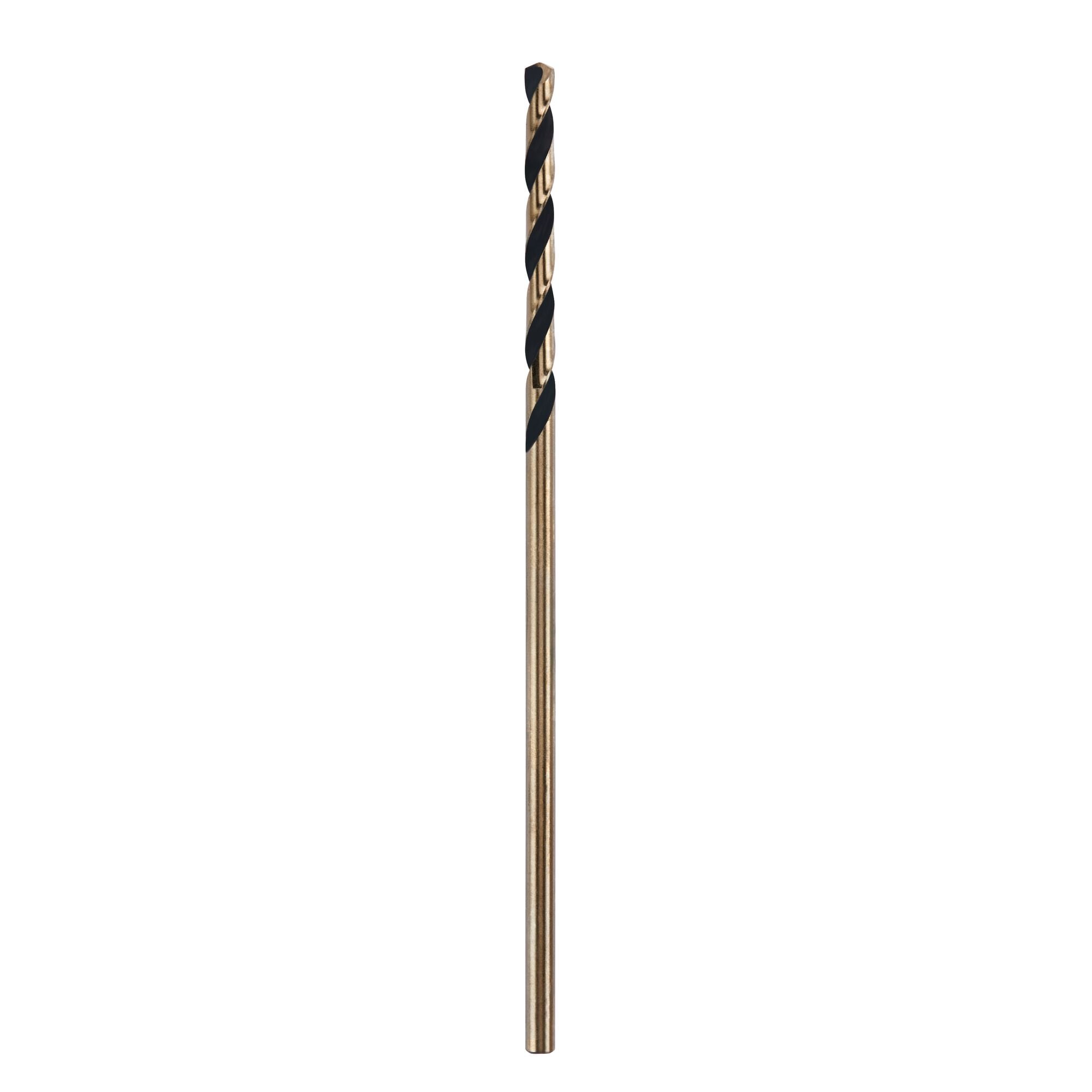 Broca helicoidal de longitud de aeronave con recubrimiento negro y dorado DEWALT 3/16 pulg. x 6 pulg. - DW1605