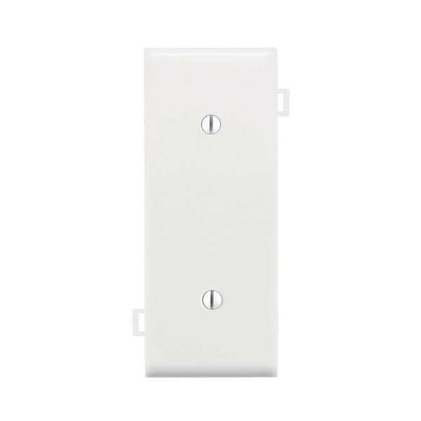 Leviton Placa de Pared en Blanco de Un Solo Panel de Termoplástico de Nylon 1 pk - PSC14-00W