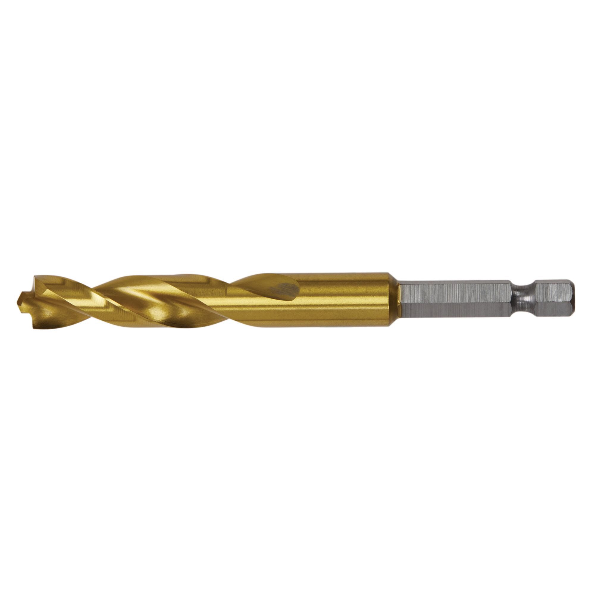 DEWALT Broca helicoidal de alta velocidad recubierta de nitruro de titanio de 1/2 pulg. x 6 pulg. - DD5132