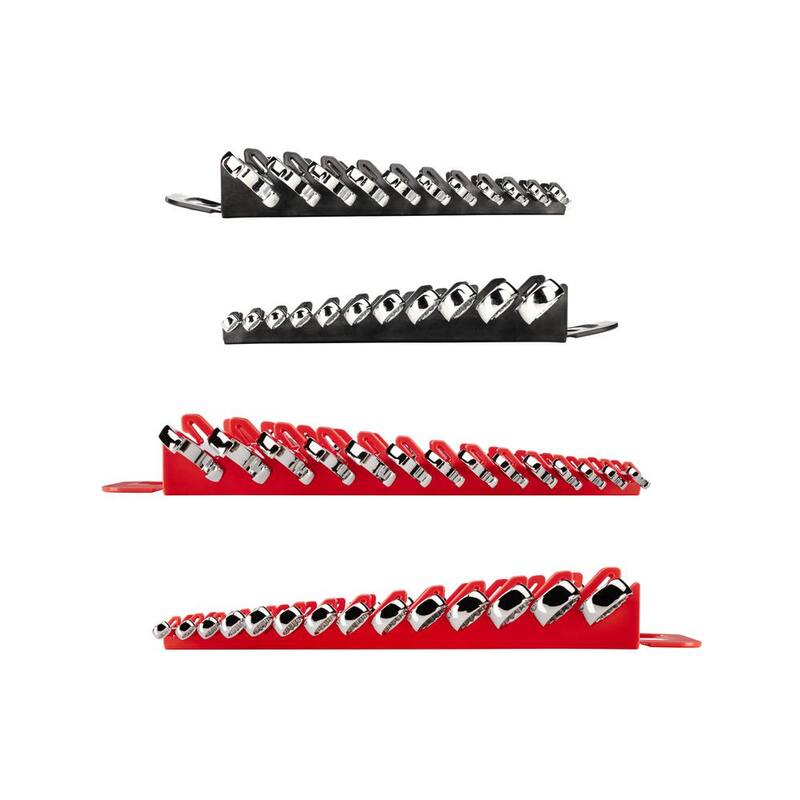 Juego de llaves combinadas TEKTON de 1/4 a 3/4 pulgadas, 6 a 19 mm con organizador (25 piezas) - WCB92301