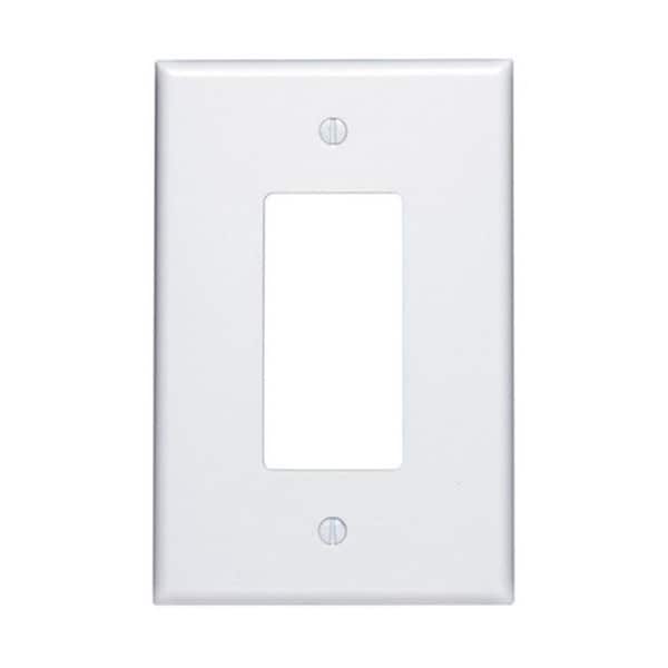 Placa de pared blanco de 1 Gang para interruptor y toma de corriente - EZ157498