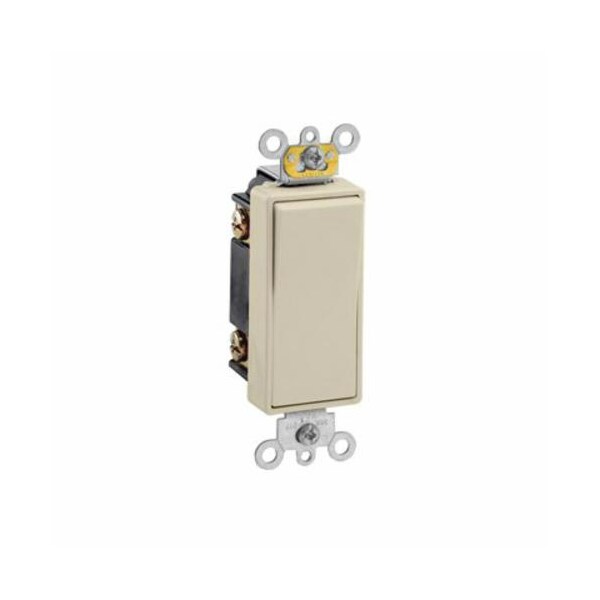 Interruptor de Pared Leviton, 3 Vías, 120/277V, 20A, Marfil, Rocker - 5623-2I