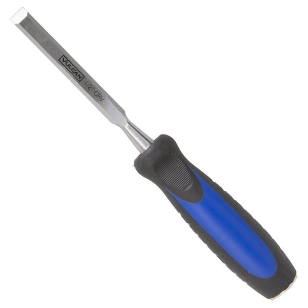 Vulcan Chisel, 1/2 in Tip, 9-7/8 in OAL, CRV Blade, Ergonomic Grip Handle - JL-CH2