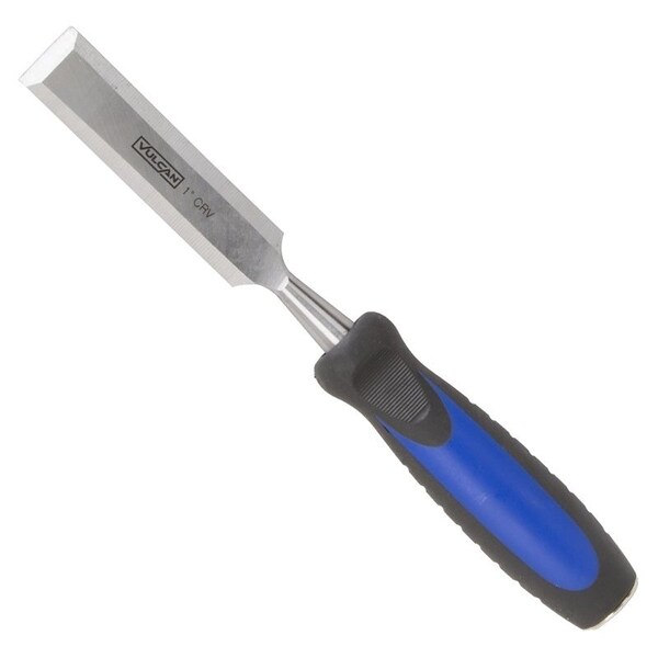 Vulcan Chisel, 1 in Tip, 10-1/4 in OAL, CRV Blade, Ergonomic Grip Handle - JL-CH4