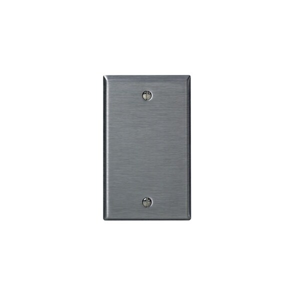 Leviton Stainless Steel 1 Gang Wallplate - SSJ13-40