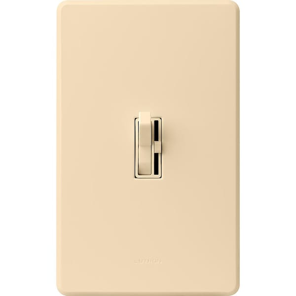 Interruptor atenuador de 3 vías Lutron en color marfil de 150 W 1 pieza - TGCL-153PH-IV