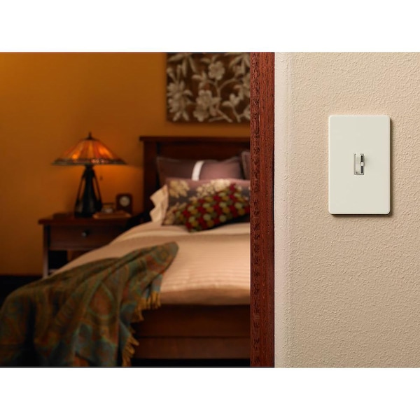 Interruptor atenuador de 3 vías Lutron en color marfil de 150 W 1 pieza - TGCL-153PH-IV