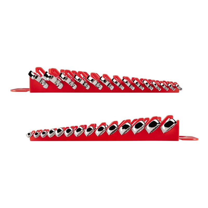 Juego de llaves combinadas TEKTON de 6 a 19 mm con soporte (14 piezas) - WCB92201