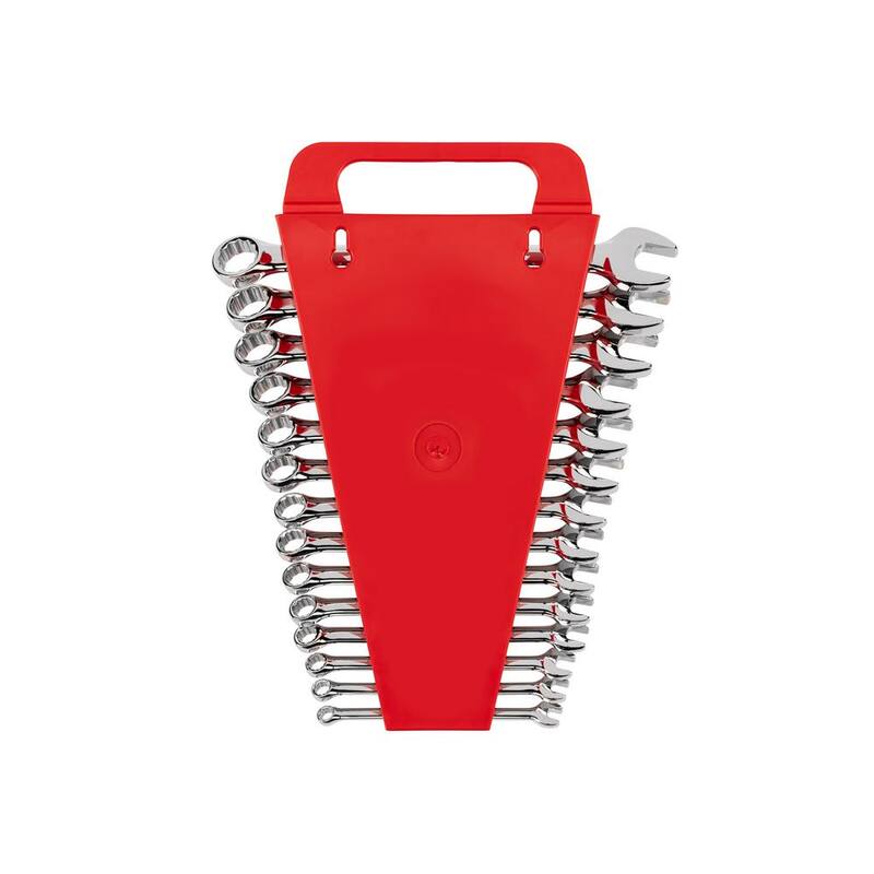 Juego de llaves combinadas TEKTON de 6 a 19 mm con soporte (14 piezas) - WCB92201
