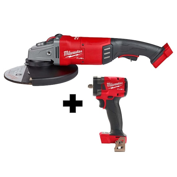 Milwaukee Tool M18 Fuel 9" Angle Grinder, 3/8" CPIW - 2785-20, 2854-20