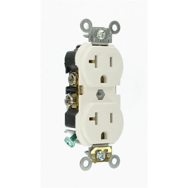 Toma corriente dúplex Gorgeousglow 20 A 125 V - Blanco, 10 piezas - GO3545109