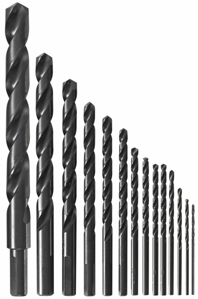 Set de brocas helicoidales Bosch Bosch recubiertas de óxido negro de 14 piezas de longitud estándar HSS - BL14.