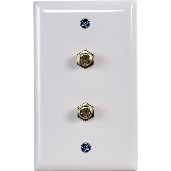 Placa de pared Zenith, 4-1/2 pulgadas de largo, 2-3/4 pulgadas de ancho, color blanco - VW1001WJ2W