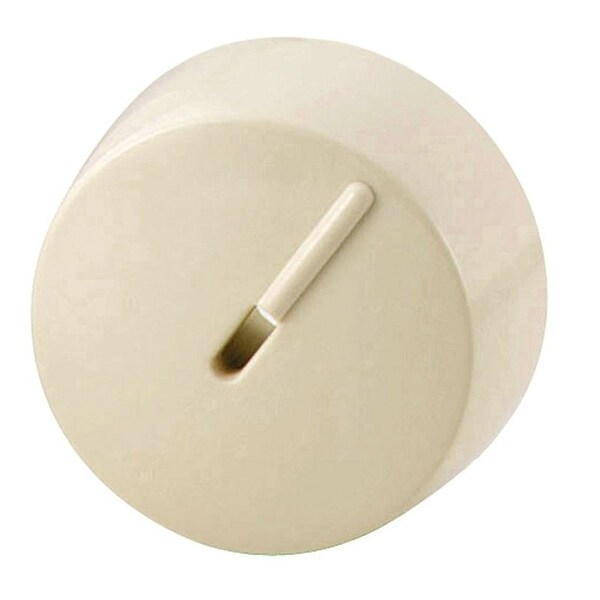 Perilla de repuesto Eaton Wiring Devices, policarbonato, marfil, para dimmers rotativos RI061, RI06P y RI101 - RKRD-V-BP