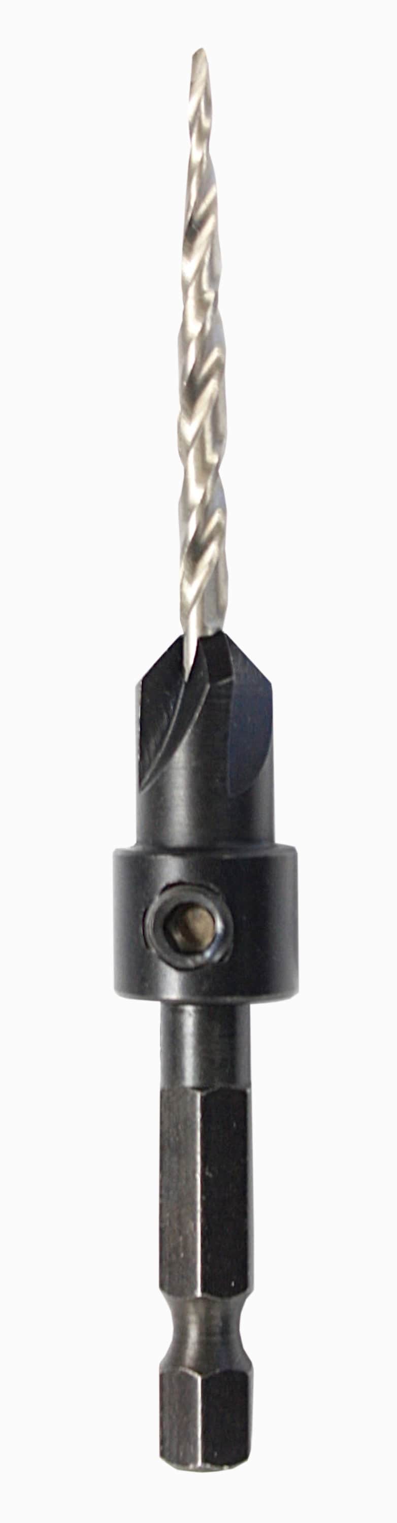 Broca avellanadora de acero de alta velocidad estándar Kobalt Kobalt zurda / 9/64 pulgadas 3.55 mm # 6 - 09033