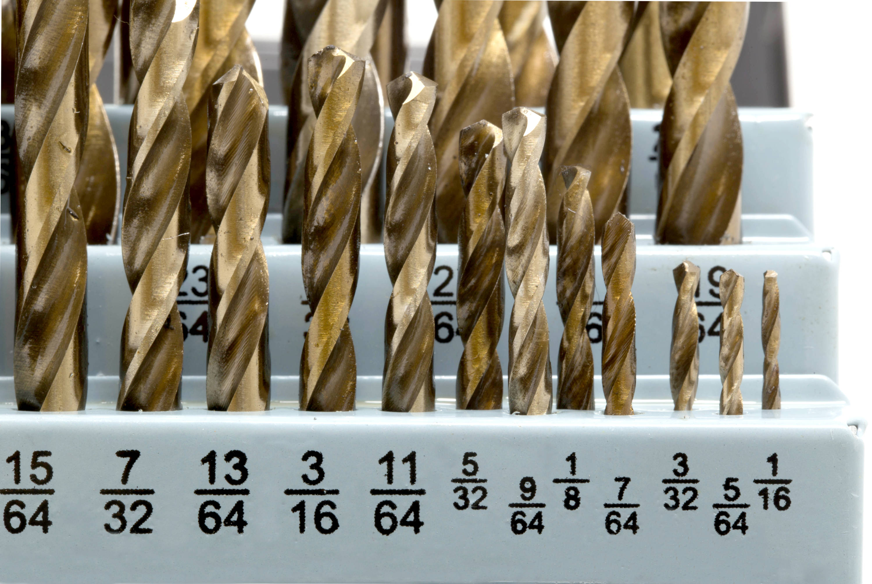 Broca helicoidal flexible recubierta de óxido de oro para zurdos de 1/2 pulgadas de 29 piezas de WEN WEN - DB291A