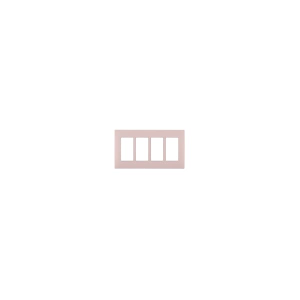 Leviton PLACAS DE PARED RENU 4 GANG WLPLT FRSH PNK LMNADE - REWP4-FP