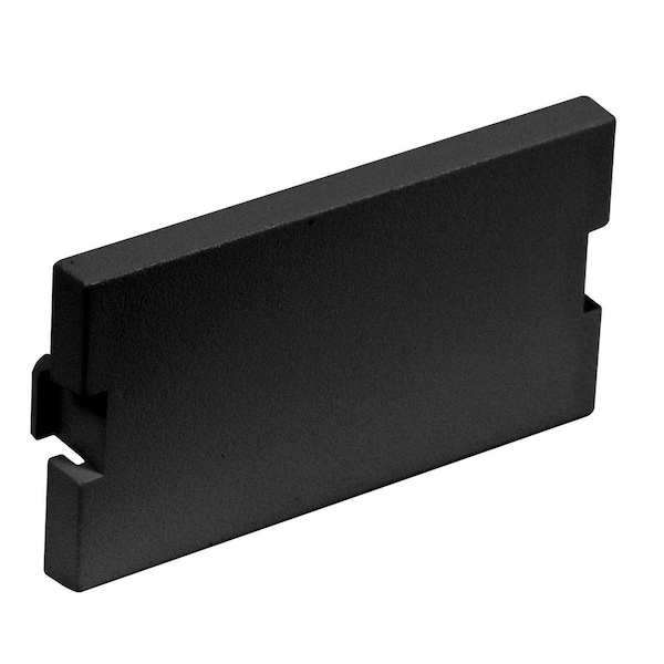 Módulo en blanco para cableado de Hubbell, ABS (Acrilonitrilo butadieno estireno - polímero termoplástico), color negro - IMB1BK