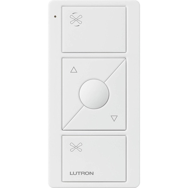 Control Remoto Inteligente para Ventilador Lutron Pico Blanco 1 pieza - PJ2-3BRL-WHF01R