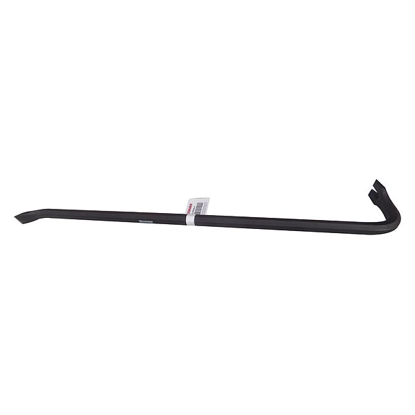 Westward Gooseneck Wrecking Bar, 24 In, 3/8 In Dia - 3FE90