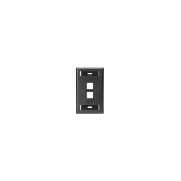 Leviton Número de Gangs: 1 Plástico de Alto Impacto, Negro - 42080-2ES