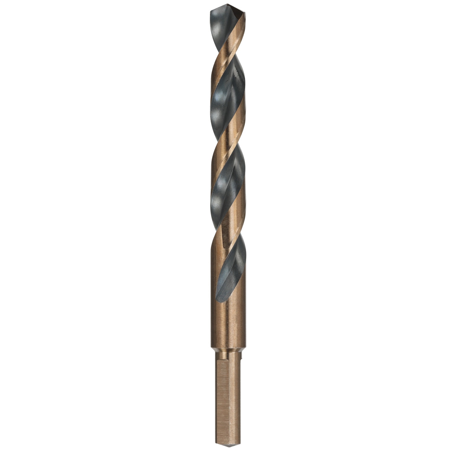 Broca helicoidal de longitud estándar DEWALT DEWALT 13/32 pulgadas x 5-3/8 pulgadas con revestimiento negro y dorado de acero de alta velocidad - DW1126