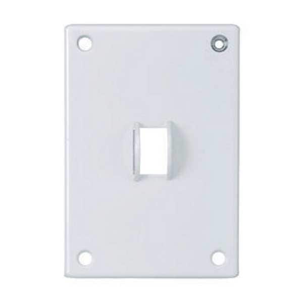 Serie de Seguridad Hubbell Wiring Device-Kellems, Número de Gangs: 1-Gang de Acero, Zinc Plateado, Acabado en Polvo, Blanco - SWP1