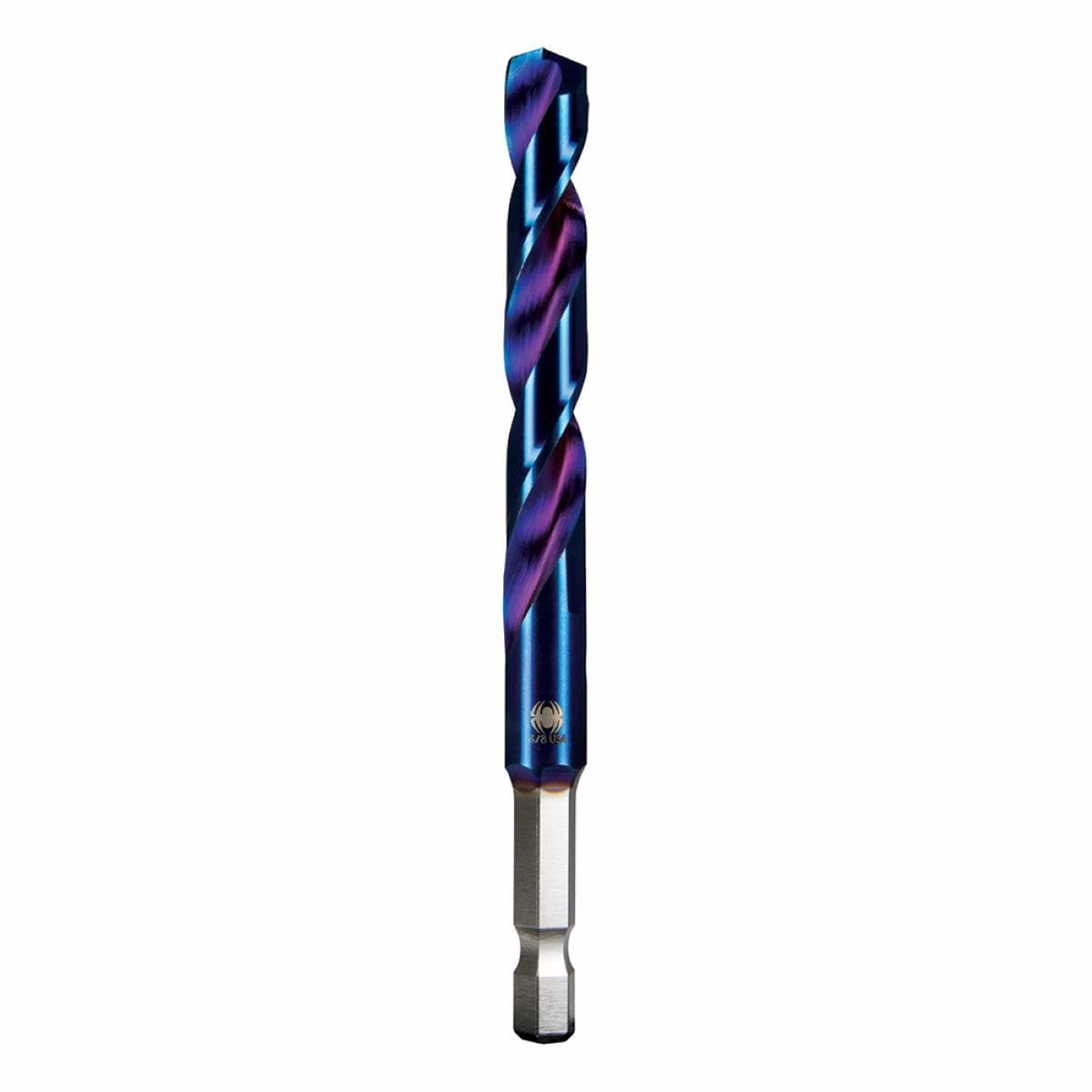 Broca de torsión de acero de alta velocidad Jobber Length Spyder Stinger 3/8 pulgadas x 4 pulgadas - 19014