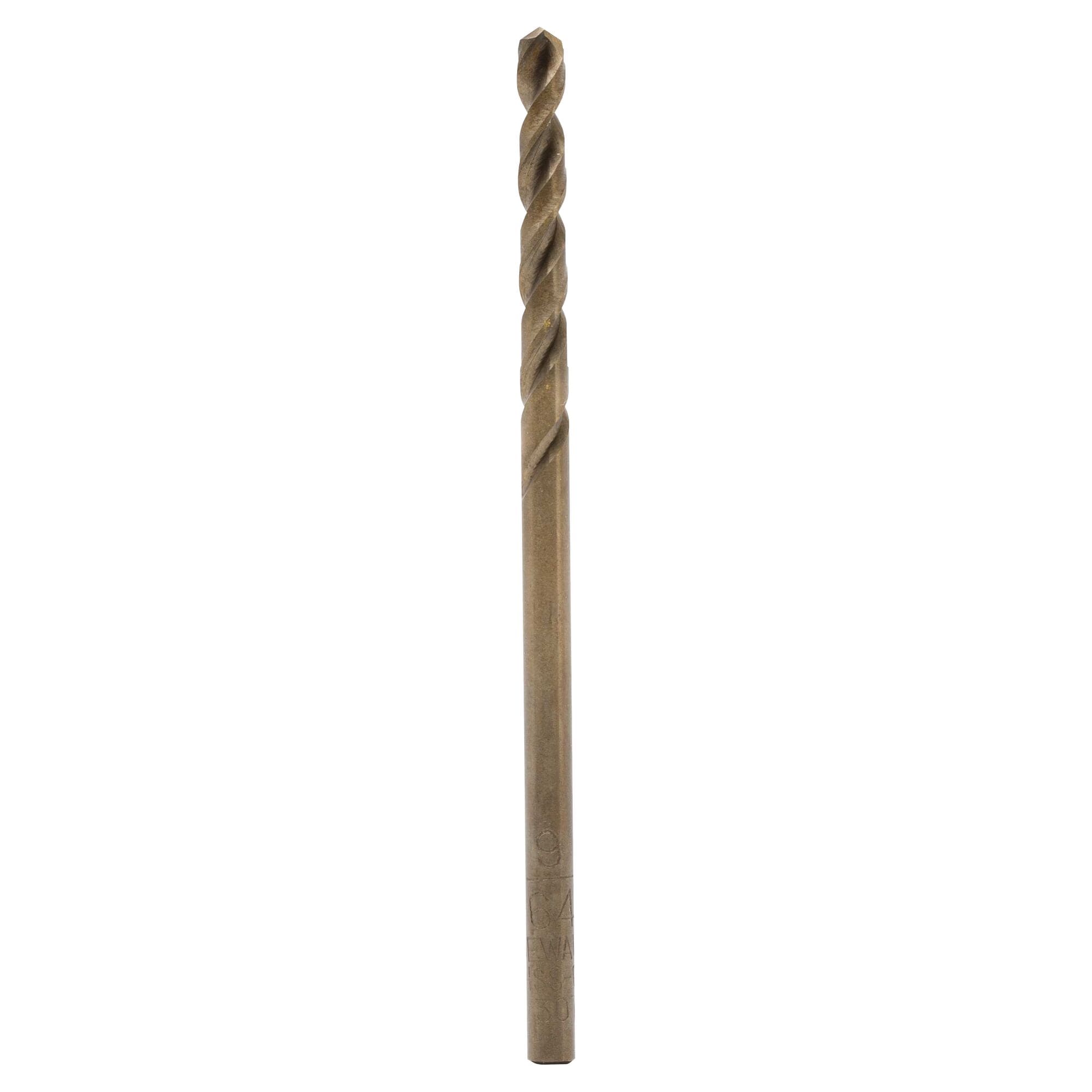 Broca helicoidal de acero de aleación de cobalto DEWALT 9/64 pulg. x 2-7/8 pulg. de longitud para trabajos - DWA1209