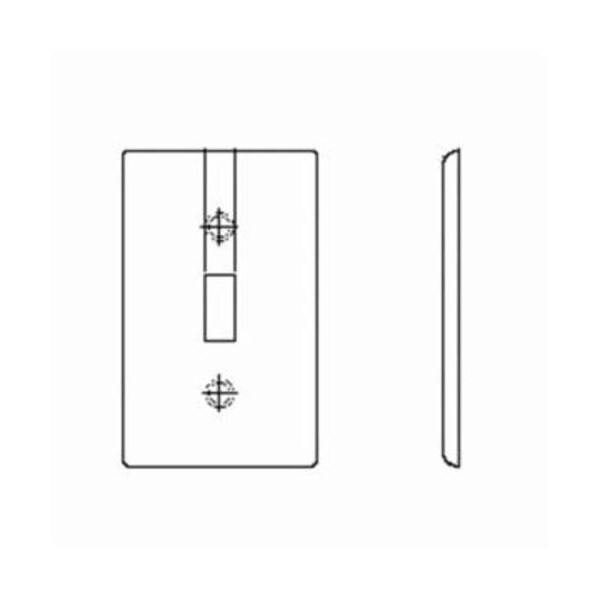 Leviton Placas de Pared 2 Gang Interruptor-Enchufe Lt Almendra - 80706-T