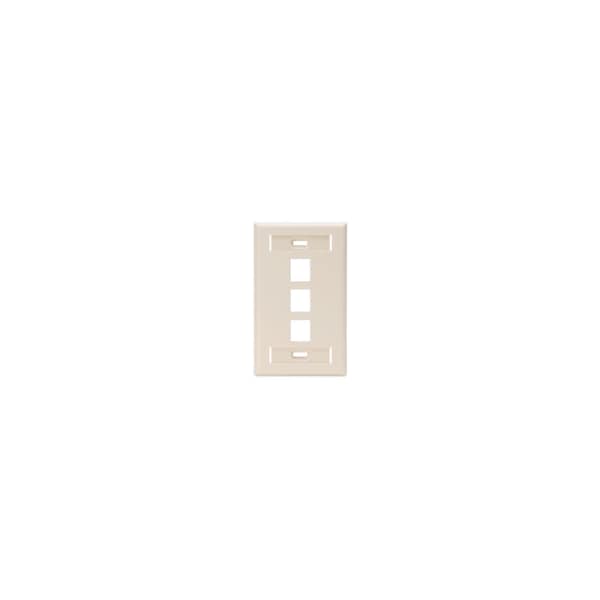 Leviton Número de Gangs: 1 Plástico de Alto Impacto, Almendra Claro - 42080-3TS