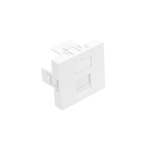 Placas de Pared Leviton de 1 Puerto 45x45mm Blanco - LI145-2W1