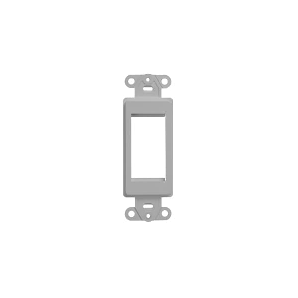 Leviton Número de Gangs: 1 Plástico, Gris - 41649-G