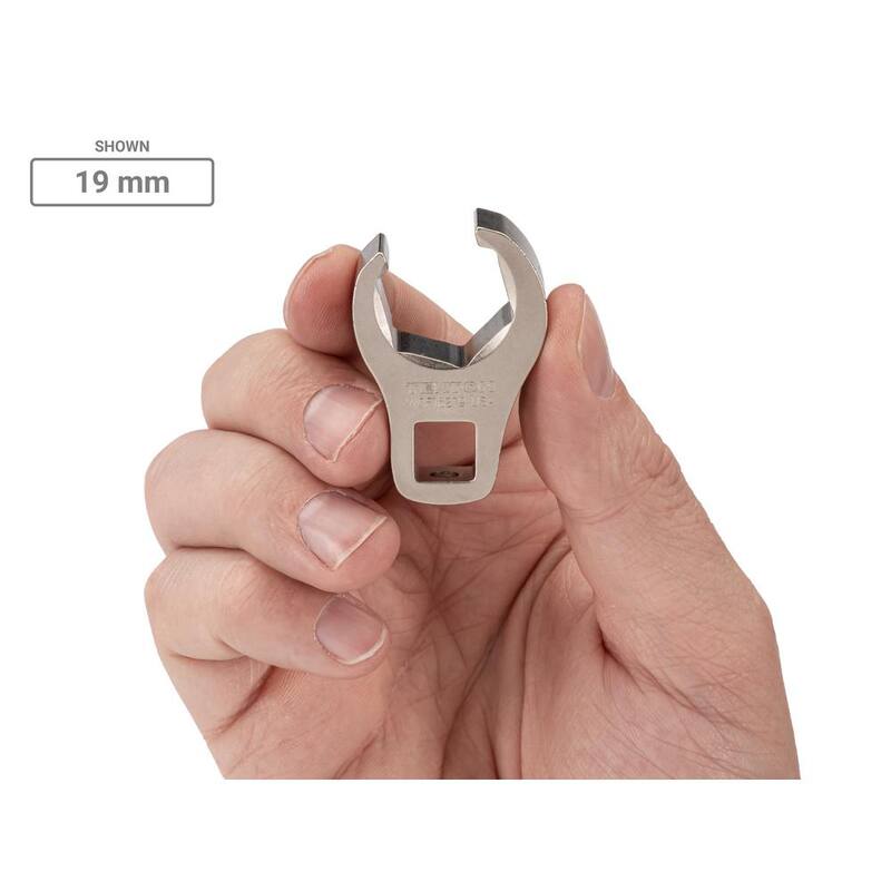 Juego de llaves de codo de tuerca de seis puntas TEKTON de 8 a 19 mm y 3/8 pulgadas de accionamiento (12 piezas) - WCF90220.