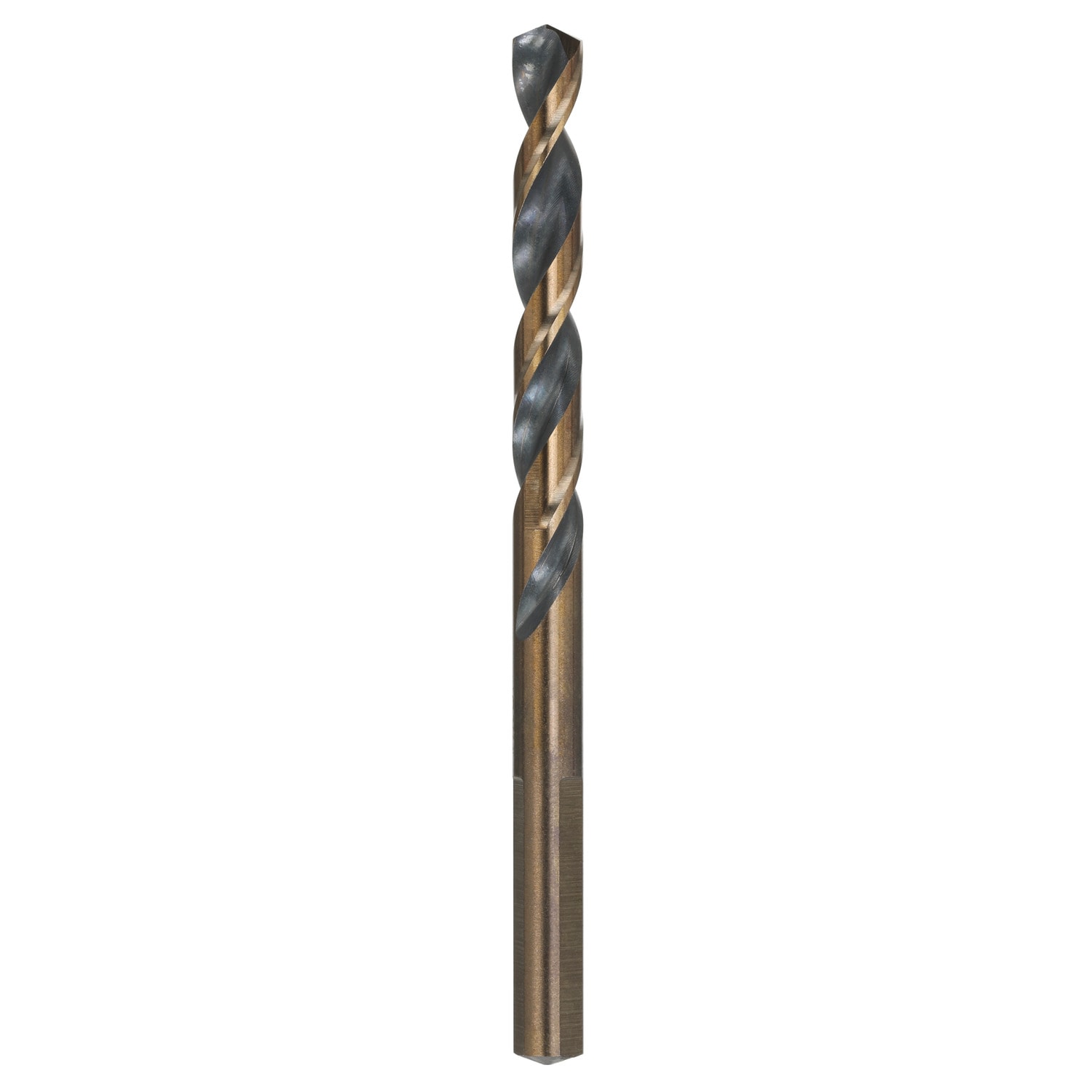 Broca helicoidal de longitud estándar recubierta de negro y oro de 21/64 pulgadas x 4-11/16 pulgadas de DEWALT - DW1121.