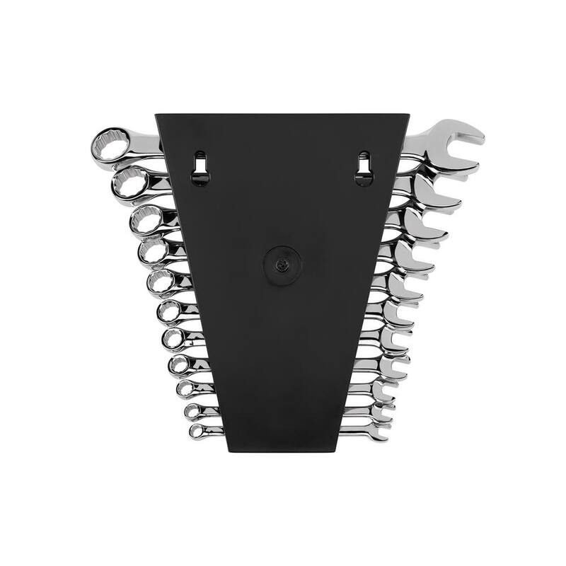Juego de llaves mixtas TEKTON de 1/4 a 3/4 pulgadas con estante (11 piezas) - WCB91103