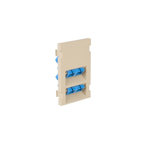 Leviton PLACAS DE PARED 2 DPLX SC ZIRC BLUE 45 MOS 3U MODULE IV - 41293-4CI