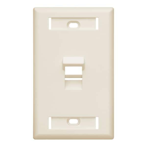 Leviton Número de Gangs: 1 Plástico, Almendra Clara - 42081-1TS